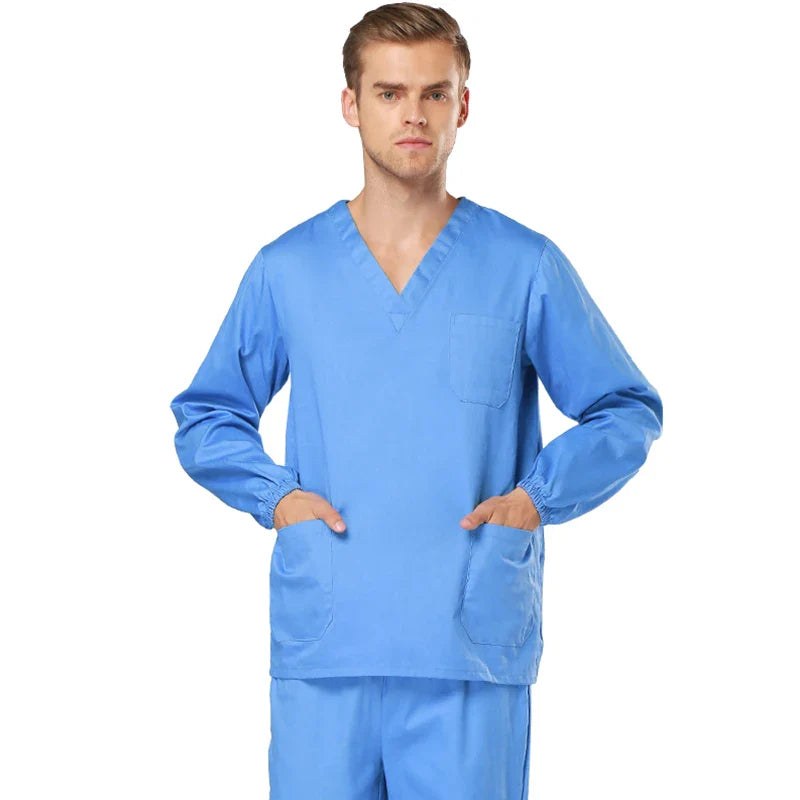 Cralom V-Neck Scrub Set for Healthcare Professionals