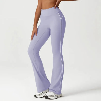Cralom Seamless Color Block Yoga Pants for Women