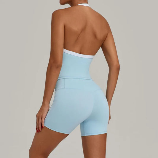 Cralom High-Waisted Booty-Lifting Yoga Set: Gym Outfit