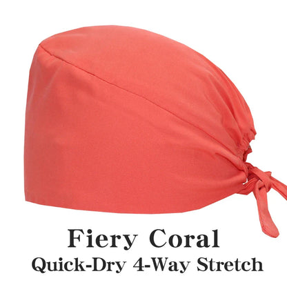 Cralom Summer Medical Caps for Beauty Salon, Spa & Clinic - Soft Surgical Hats
