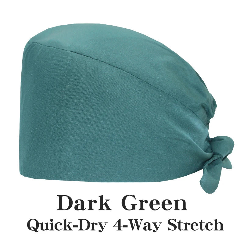 Cralom Summer Medical Caps for Beauty Salon, Spa & Clinic - Soft Surgical Hats