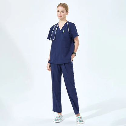 Cralom Women's Quick Dry Scrub Sets for Pet Hospital & Dental Clinic