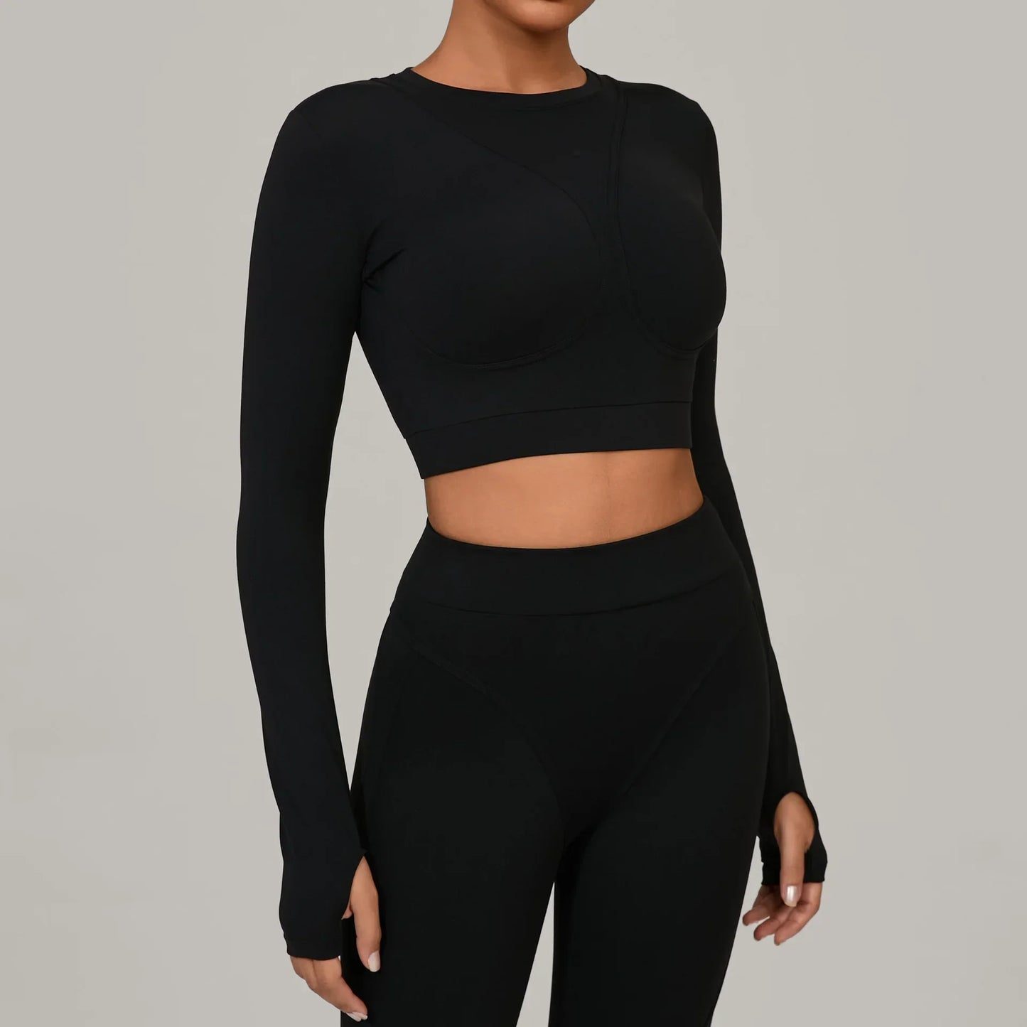 Cralom Seamless High-Intensity Workout Top for Women