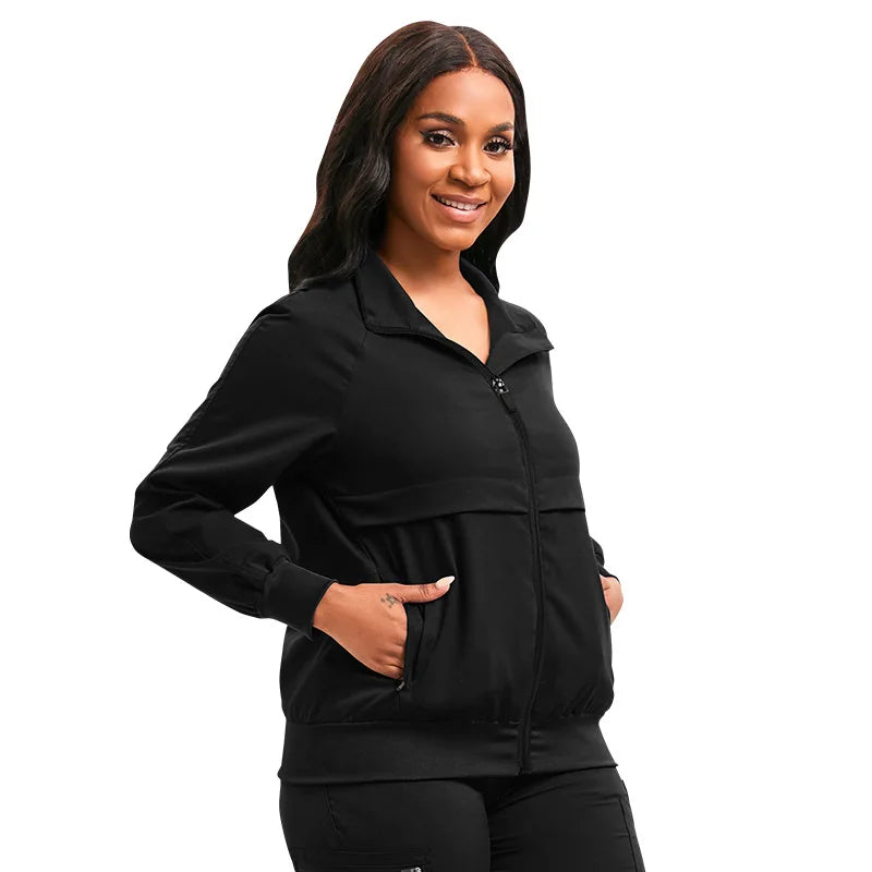 Cralom Pink Winter Scrubs Coat - Nurse Dental Surgery Uniform