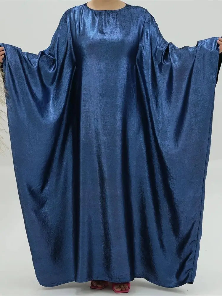 Cralom Luxury Satin Maxi Abaya for Women Muslim - Cralom Ramadan Eid Dubai Abayas