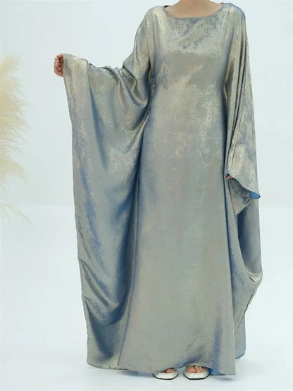 Cralom Luxury Satin Maxi Abaya for Women Muslim - Cralom Ramadan Eid Dubai Abayas