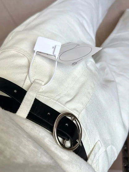 Cralom Vintage High Waist Wide Leg Jeans for Women - 2025 New Streetwear Fashion
