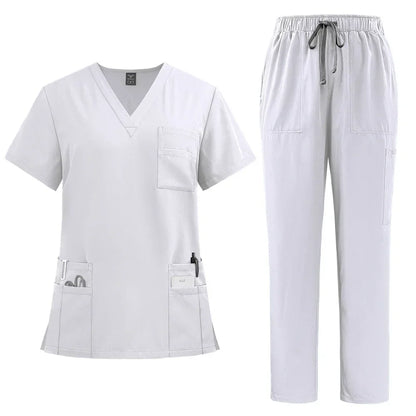 Cralom Unisex Medical Scrubs Set for Healthcare Professionals