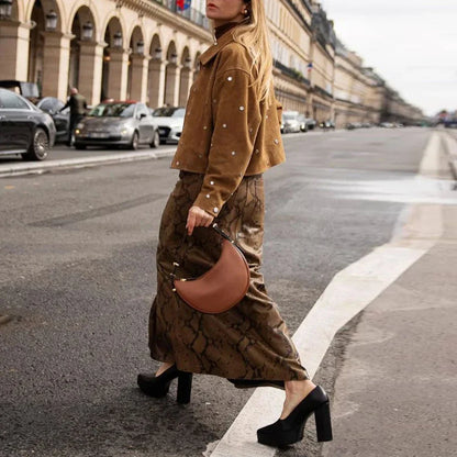 Cralom Patchwork Zipper Jacket: Stylish Women's Outerwear
