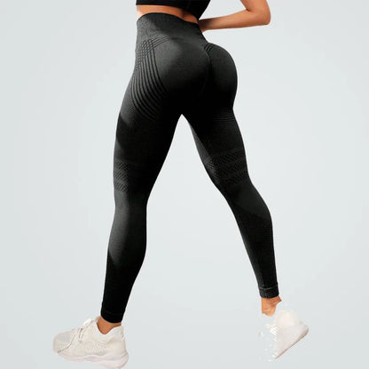 Cralom High Waist Hip Lifting Yoga Pants Running Leggings