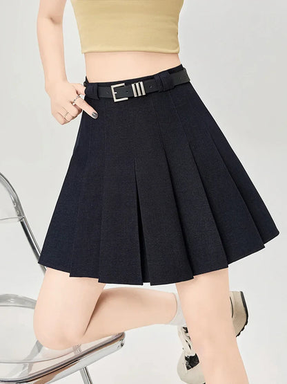 Cralom High Waist Pleated Mini Skirt 2025 Spring Summer Collection