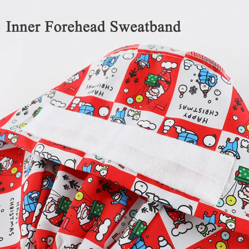Cralom Cotton Nurse Scrub Cap: Adjustable and Breathable Dentist Hat
