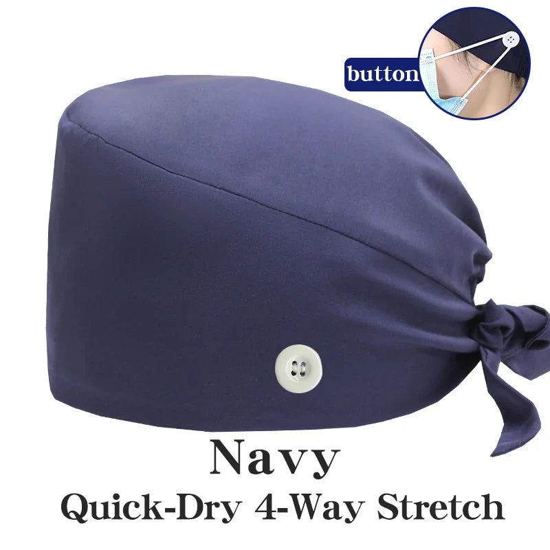 Cralom Summer Medical Caps for Beauty Salon, Spa & Clinic - Soft Surgical Hats
