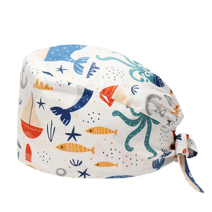 Cralom Women's Long Hair Dental Scrub Caps - Surgical & Lab Headwear