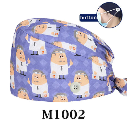 Cralom Starry Sky Healthcare Scrub Cap
