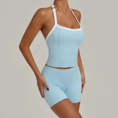 Cralom High-Waisted Booty-Lifting Yoga Set: Gym Outfit