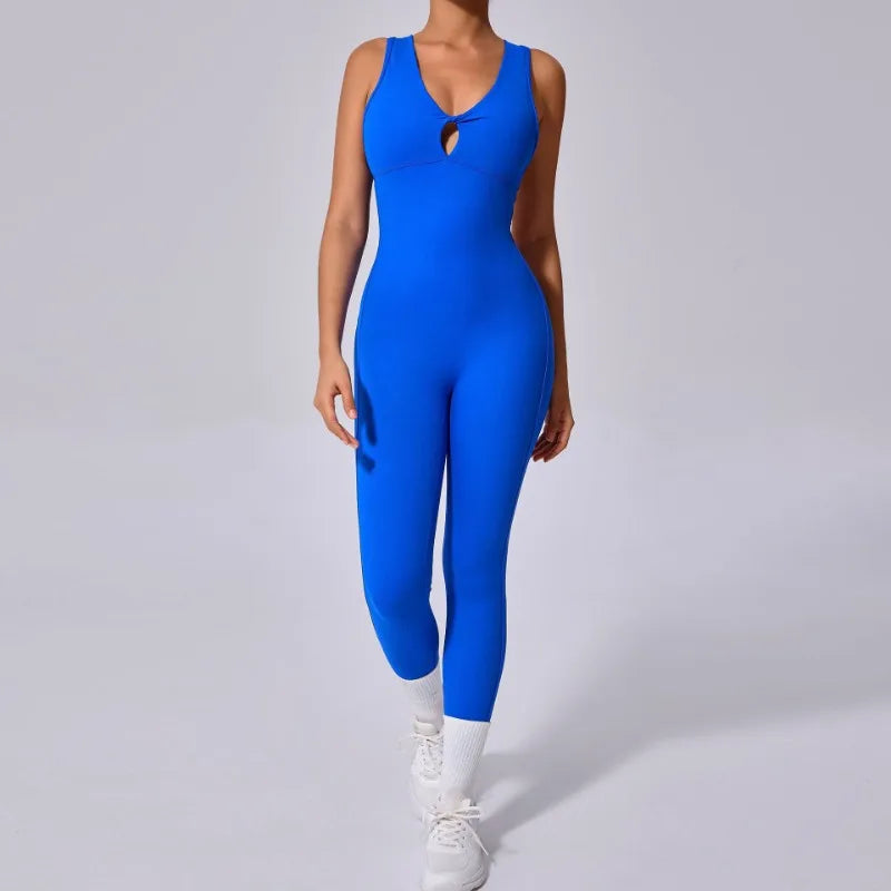 Cralom Seamless Butt Lifting Yoga Jumpsuit
