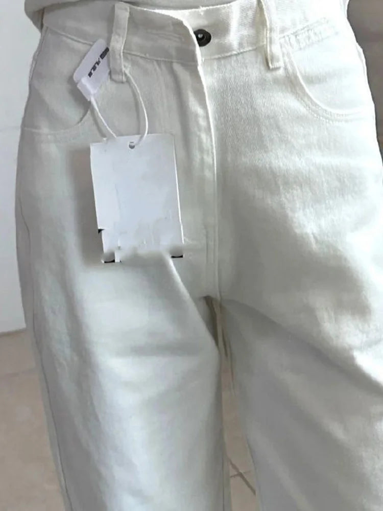 Cralom Vintage High Waist Wide Leg Jeans for Women - 2025 New Streetwear Fashion