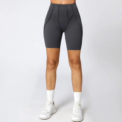 Cralom High Waist Yoga Leggings for Women - Peach Hip Raise Fitness Pants