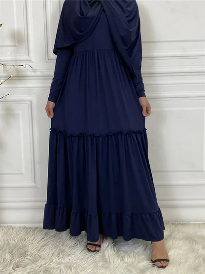 Cralom Modest Abaya Hijab Kebaya Kaftan Robe for Muslim Women