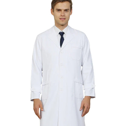 Cralom Silky Lab Coat Dentist Uniform - Anti-static Midriff Coat