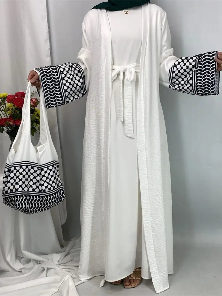 Cralom Ramadan Eid Abaya Set - 2 Piece Women's Outfit
