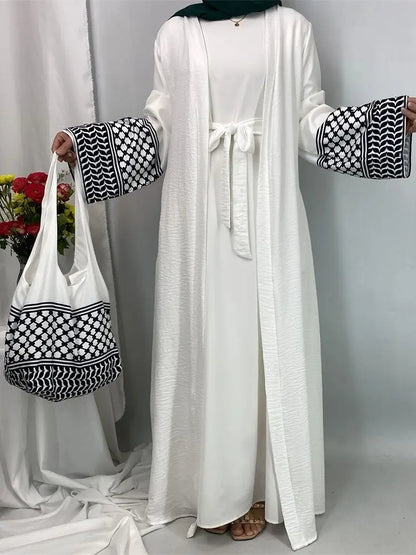 Cralom Ramadan Eid Abaya Set - 2 Piece Women's Outfit
