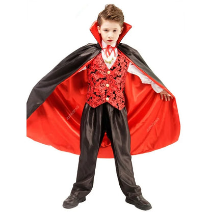 Cralom Boys Vampire Halloween Costume Size S-L