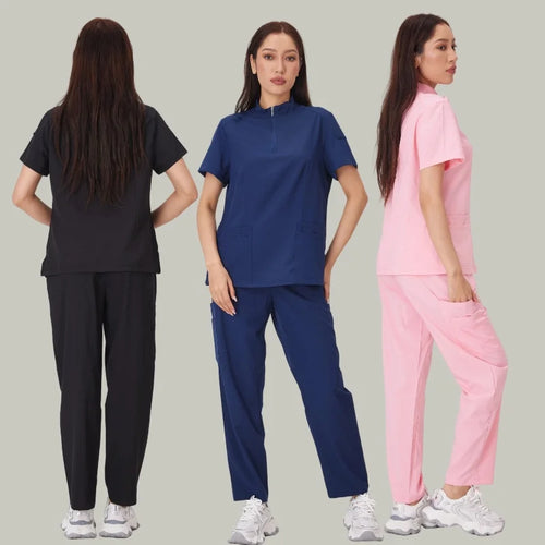 Cralom Medical Scrubs Set - Professional Nursing Uniforms for Men & Women