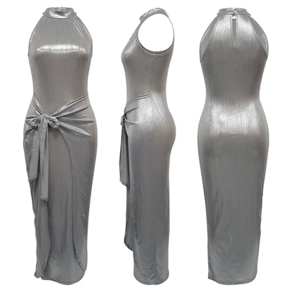 Cralom African Style Sleeveless Party Dress Summer 2025