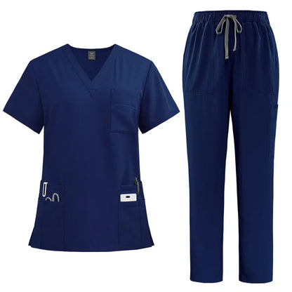 Cralom Medical Nursing Uniforms Set for Beauticians and Pet Clinic Staff