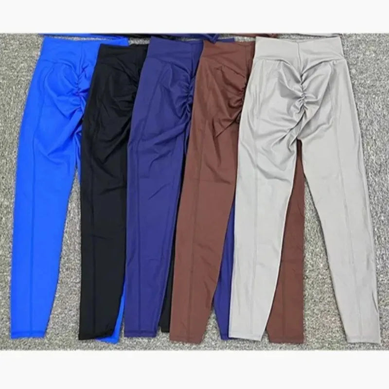 Cralom High-Waist Yoga Pants: Tummy Control Booty-Lifting Leggings