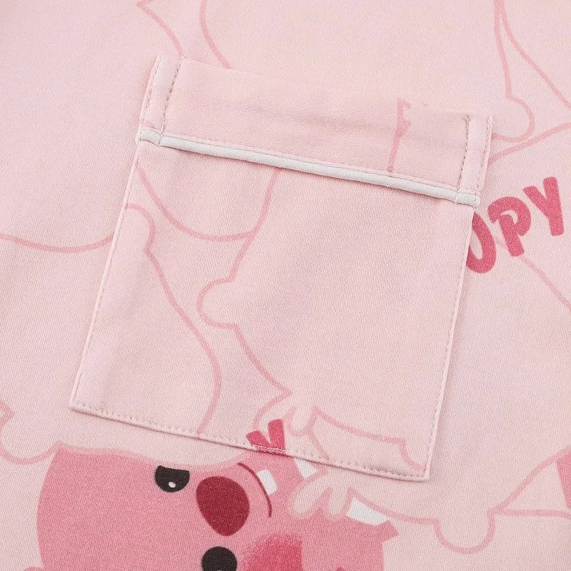 Cralom Loopy Pure Cotton Ruby Short Sleeve Sleepwear for Women