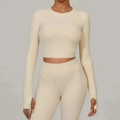 Cralom Seamless High-Intensity Workout Top for Women