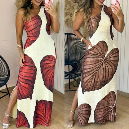 Cralom Printed Sleeveless Sexy Slim Fit Dress Summer 2025