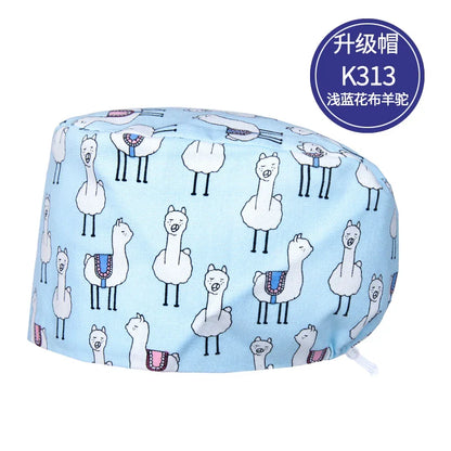 Cralom Cotton Scrub Cap - Unisex Surgical Hat for Healthcare Pros