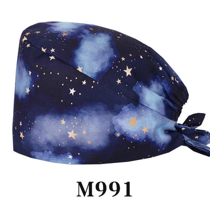 Cralom Starry Sky Healthcare Scrub Cap