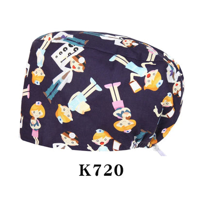 Cralom Shiba Inu Surgeon Scrub Cap - Unisex Surgical Hat in Cute Design