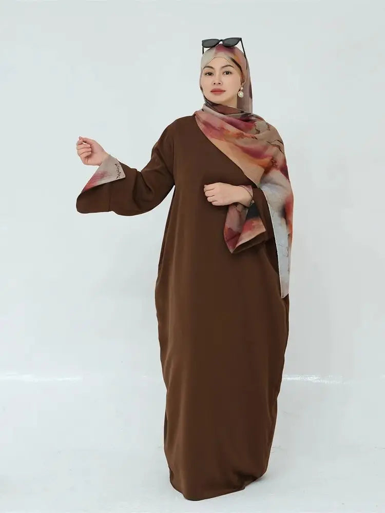 Cralom Ramadan Eid Kebaya Set Abaya Kaftan Modest Hijab Dress