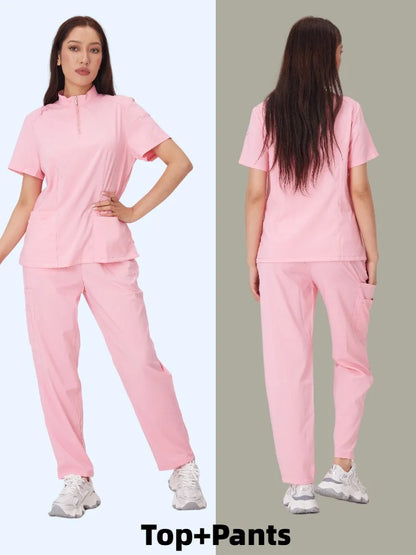 Cralom Medical Scrubs Set - Professional Nursing Uniforms for Men & Women