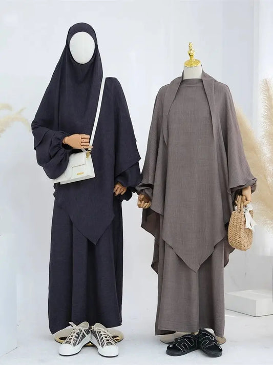 Cralom Ramadan Nursing Outfit Set for Muslim Women