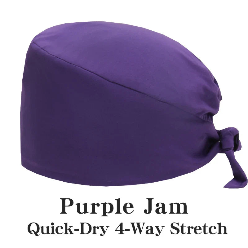Cralom Summer Medical Caps for Beauty Salon, Spa & Clinic - Soft Surgical Hats