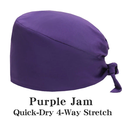 Cralom Summer Medical Caps for Beauty Salon, Spa & Clinic - Soft Surgical Hats