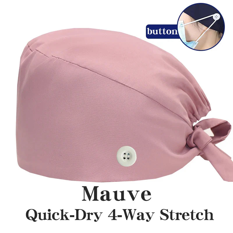 Cralom Summer Medical Caps for Beauty Salon, Spa & Clinic - Soft Surgical Hats