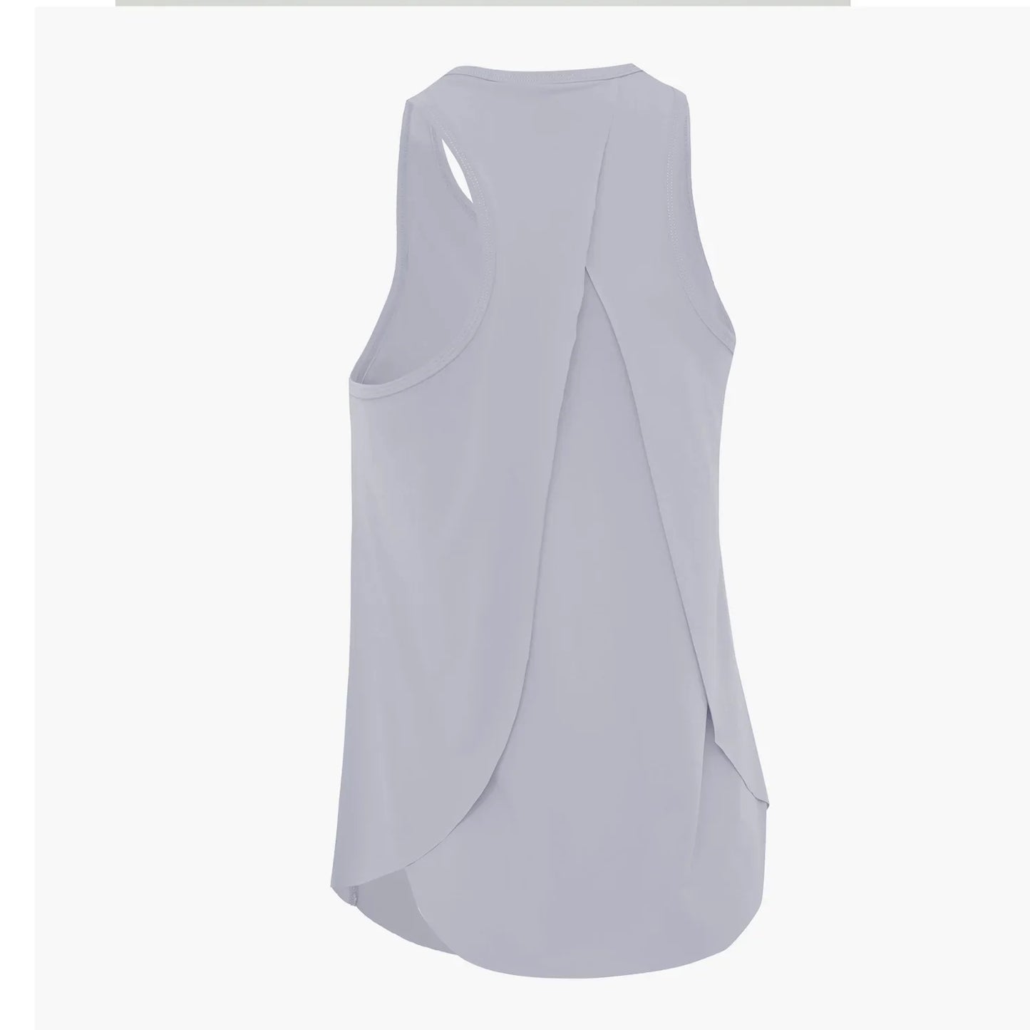 Cralom Women's Fitness Crop Tank Top, Quick Dry Sport Vest for Gym Workouts