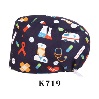 Cralom Shiba Inu Surgeon Scrub Cap - Unisex Surgical Hat in Cute Design