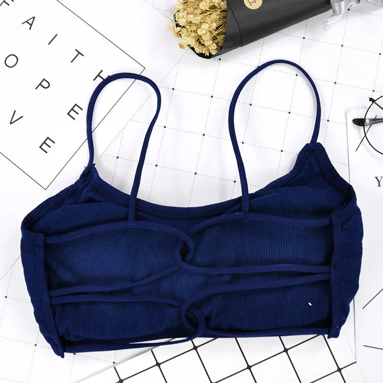 Cralom Strappy Yoga Sports Bra: Stylish Comfortable Workout Top for Women