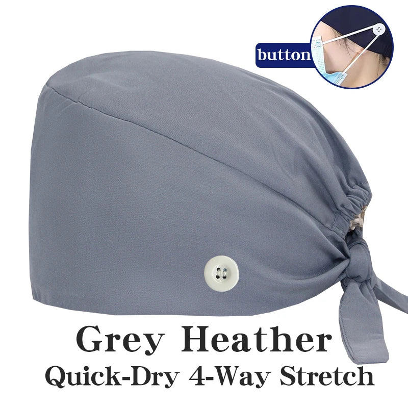 Cralom Summer Medical Caps for Beauty Salon, Spa & Clinic - Soft Surgical Hats