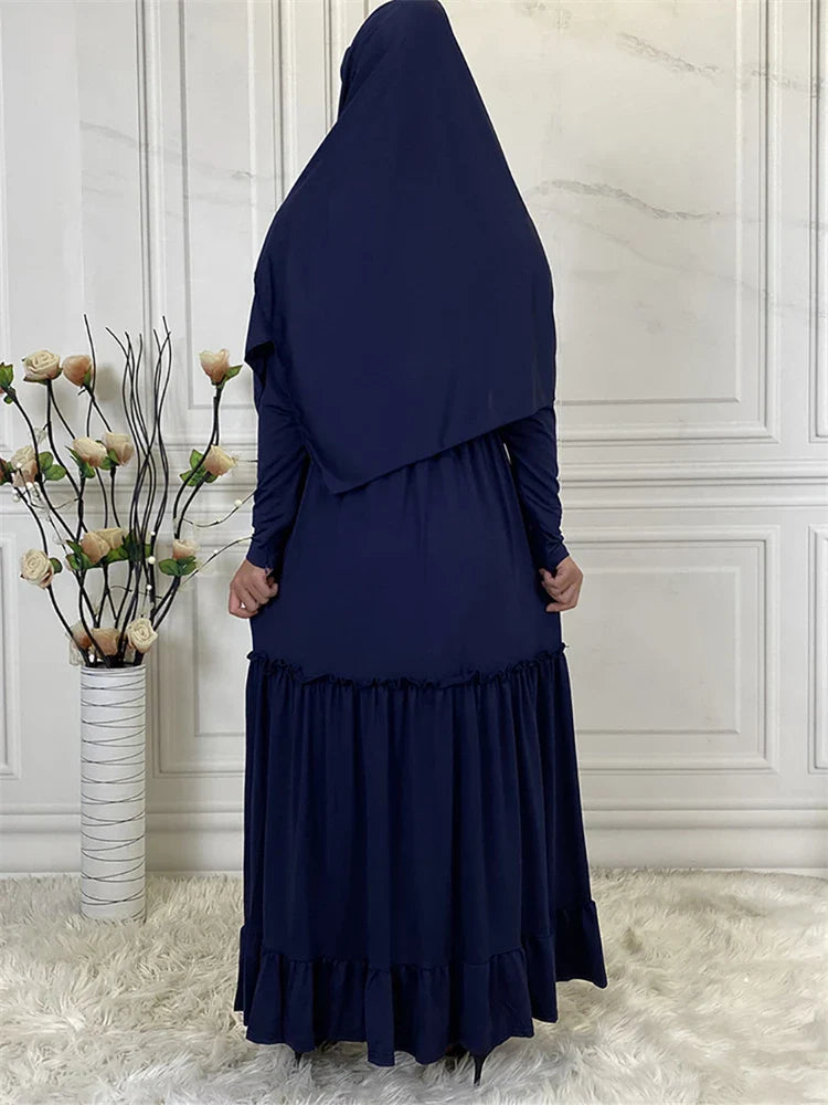 Cralom Modest Abaya Hijab Kebaya Kaftan Robe for Muslim Women