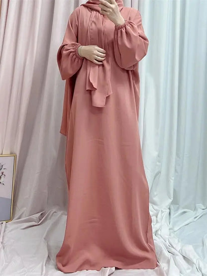 Cralom Modest Eid Niqab Abaya Kaftan Dress